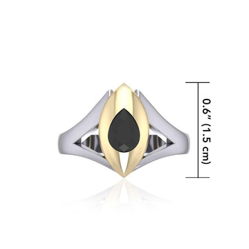 Blaque Teardrop Solitare Ring MRI482 - Jewelry